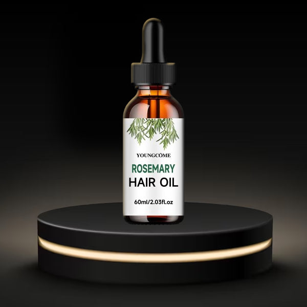 Rosemary Hair Growth & Repair Oil with Mint, Hyaluronic Acid & Vitamin E – Anti-Hair Loss Treatment